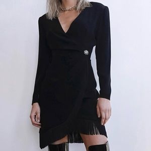 Vintage Guy Laroche Boutique Fringe Dress LBD